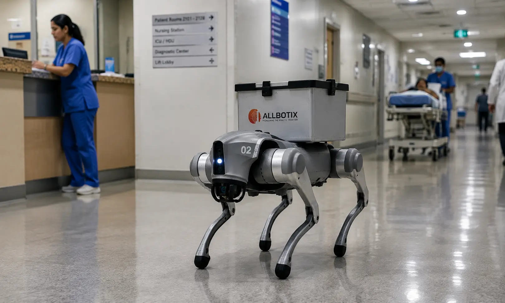 Dog robot serving across industries