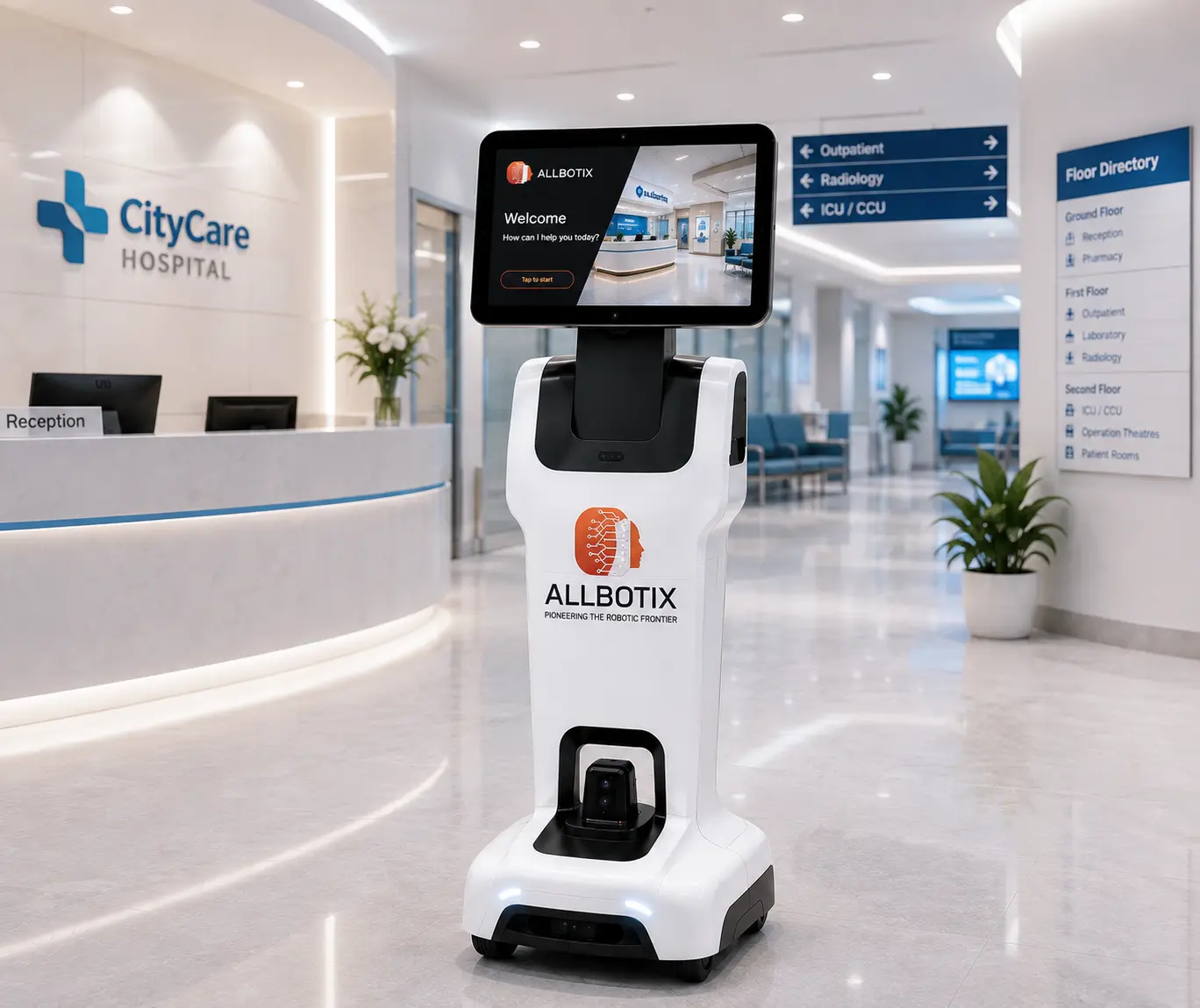 Voice assistant module on the robot