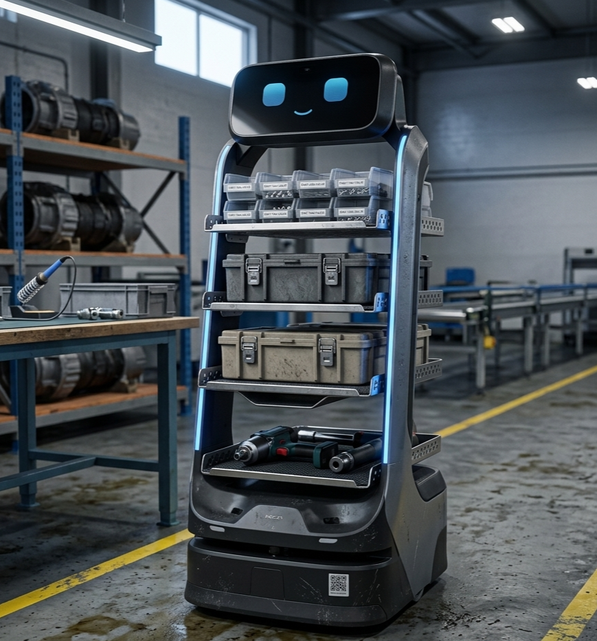 Smart Serving Robot display unit